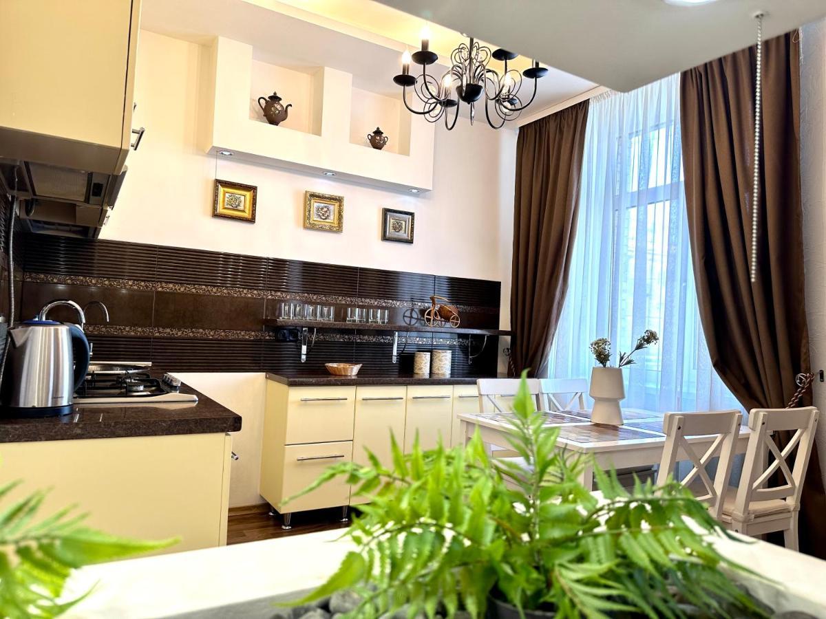 Lux Apartments In The City Center With A Coffee Machine, View Of A Theater, Near Zlata Plaza Rivne Buitenkant foto